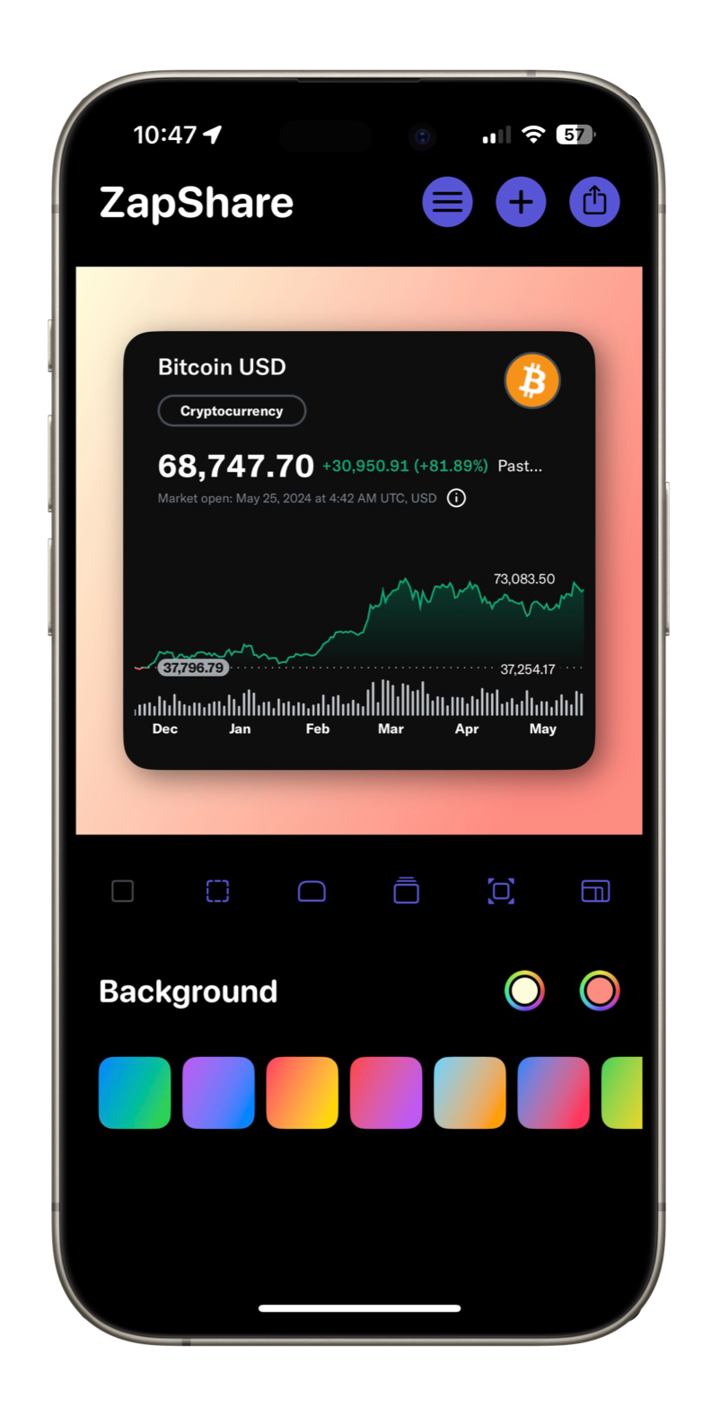 ZapShare Screenshot Editor App